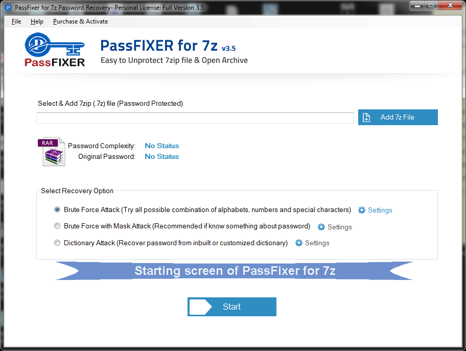 7zip password remover